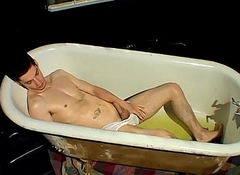Naked young gay hairless cock movies The guys love it, peeing on him