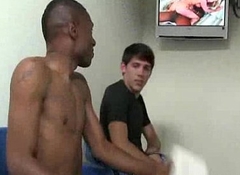 Low-spirited Teen White Boy Get His Tight Bore Fucked Wide of Black Dude 06