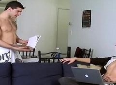 roommate tries gay sex for the mischievous time