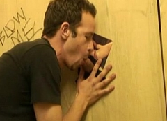 Gay Gloryhole Cock Sucking With an increment of Gay Handjobs 17