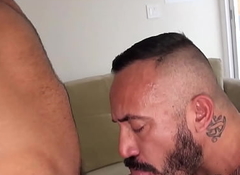Tattooed hunk Alex Mason fucked bareback meet approval passionate Fellatio