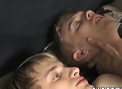 Bdsm bareback between three young youngster males