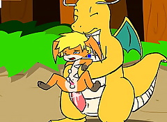 Pokemon gay sex with digimon cumshot unconnected with lxander1